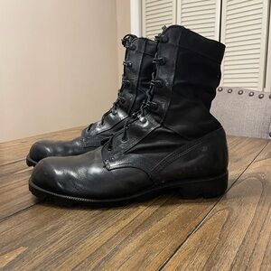 VTG 1991 RO Search Spike Protective Jungle Boots Black Hot Weather Men’s 11.5 W